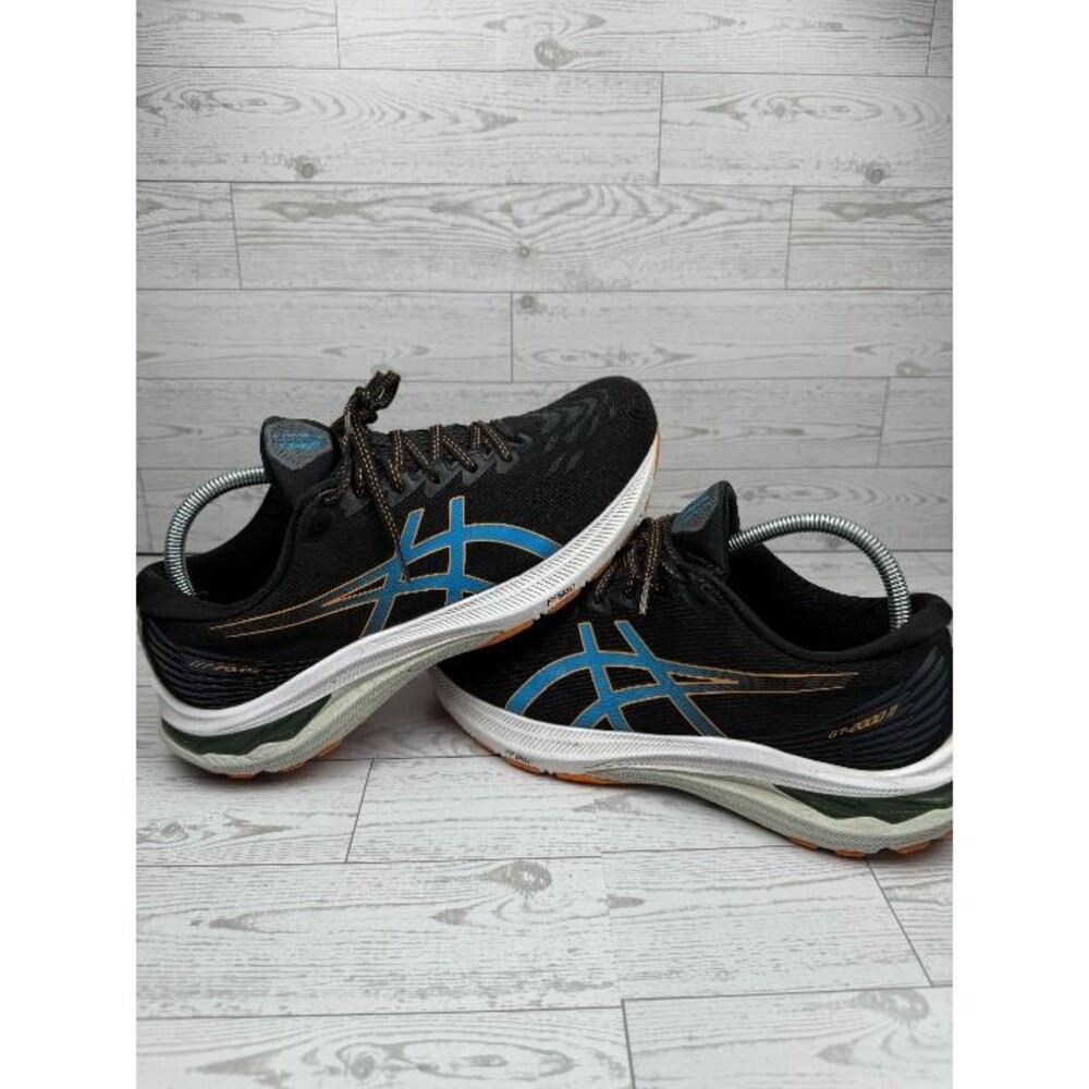 ASICS GT-2000 11 black Blue Running Shoes Sneakers Men's Size 9 #44
